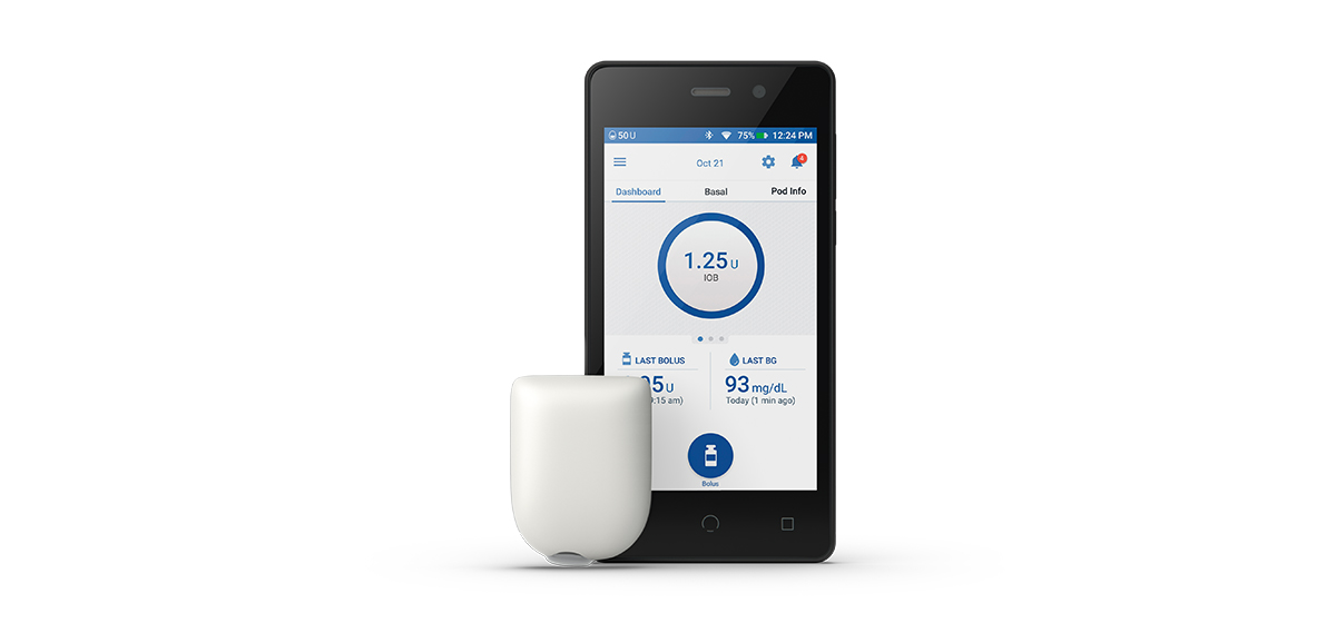 Omnipod DASH Insulin Management System Pod and PDM