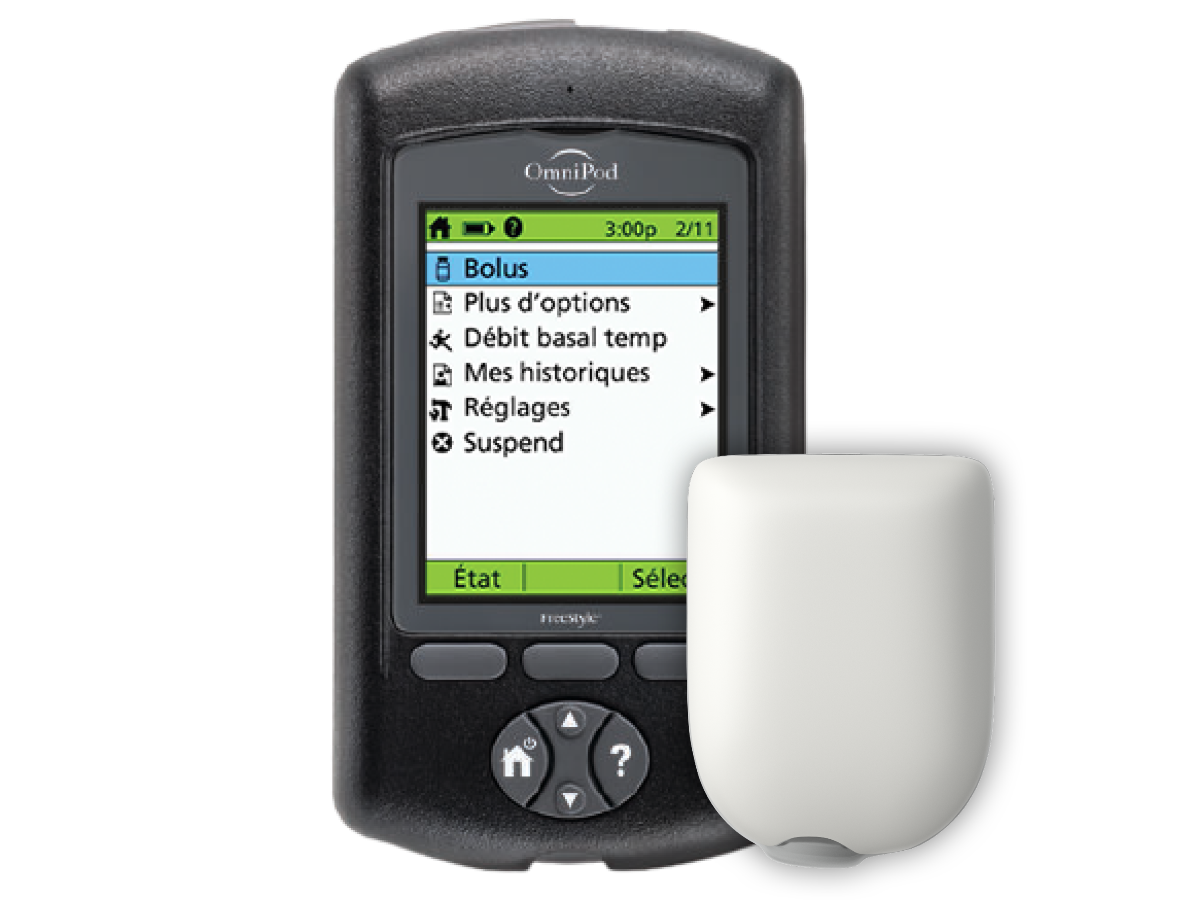 Omnipod Dash PDM Front CA FR MMOL 1200x900