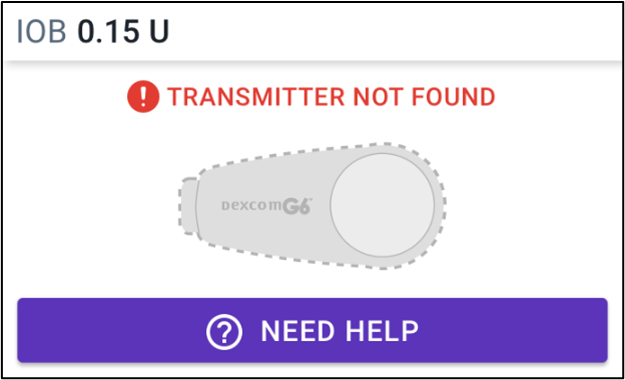 Transmitter Not Found