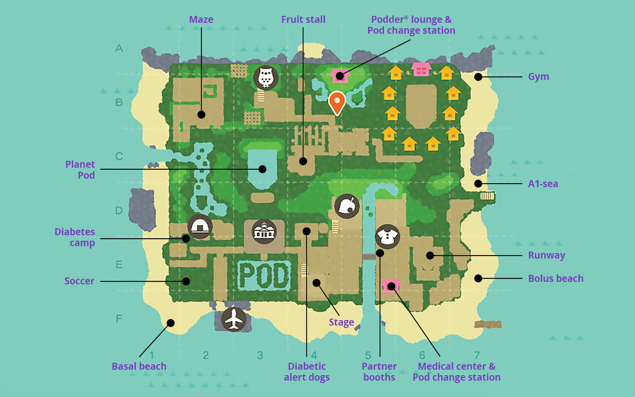 OmnipodBay Animal Crossing Map Callouts