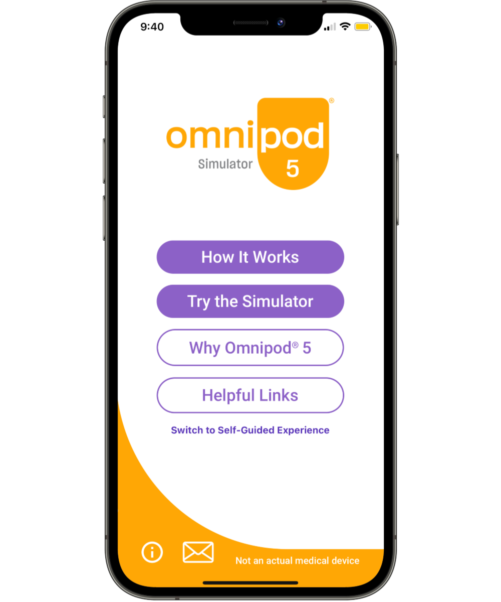 Omnipod 5 Simulator App iPhone