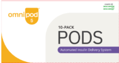 Omnipod 5 Pod box for Dexcom G6 G7 in FR-BE