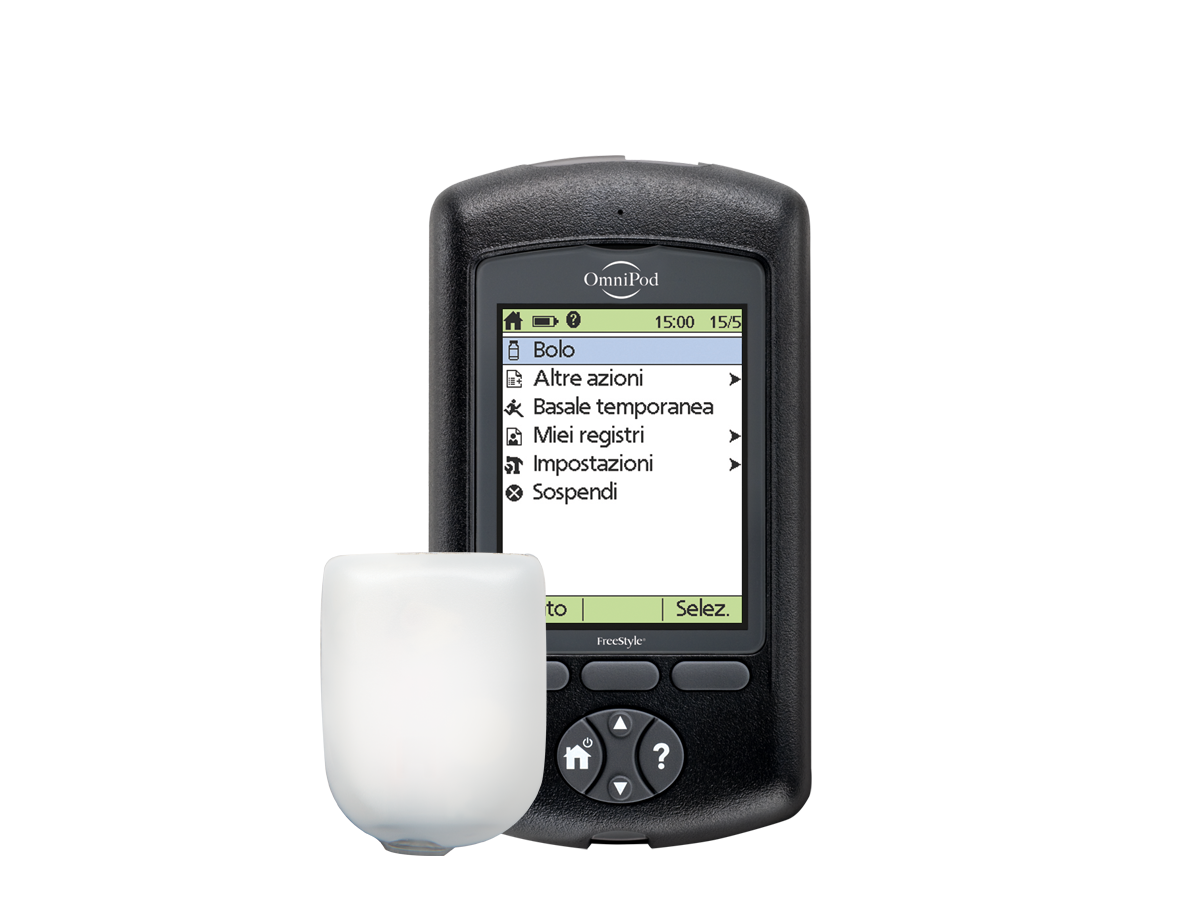 Omnipod System (Eros) with Pod in Switzerland Italian text