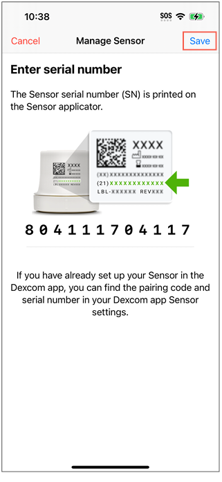 Omnipod 5 with iPhone and Dexcom G7, showing the 12-digit pairing code