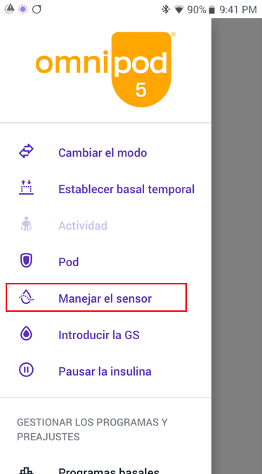 Omnipod 5 Android app screenshot