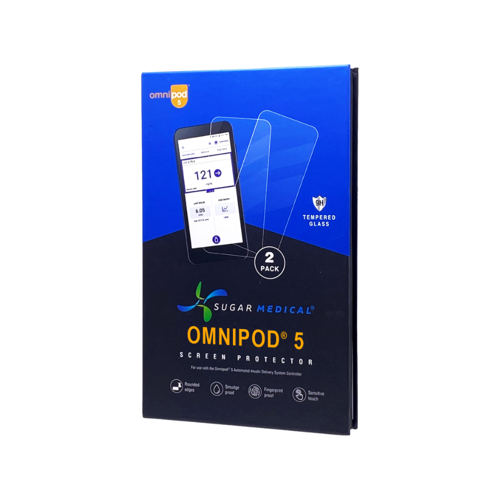 Sugar Medical screen protectors for Omnipod 5