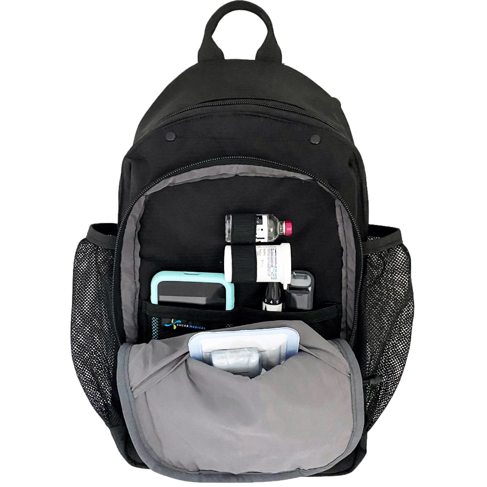 Black backpack