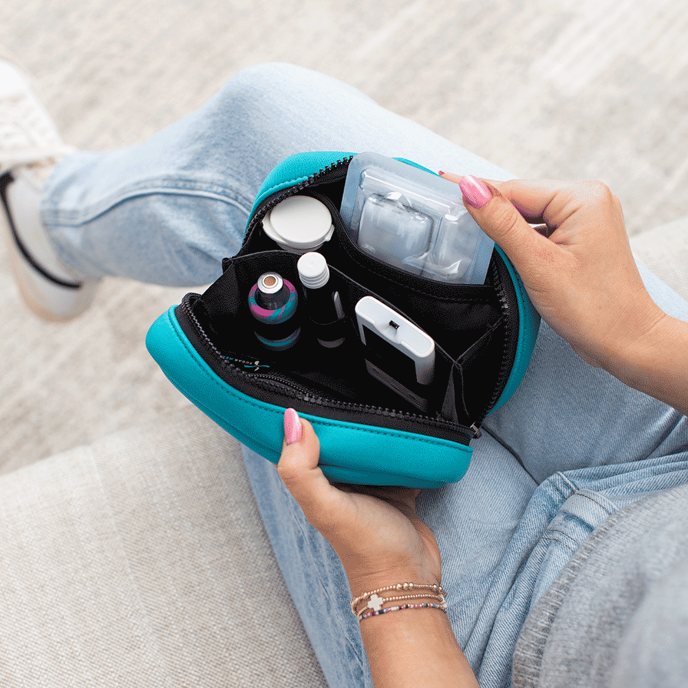 Lifestyle photo of a Sugar Medical carrying case