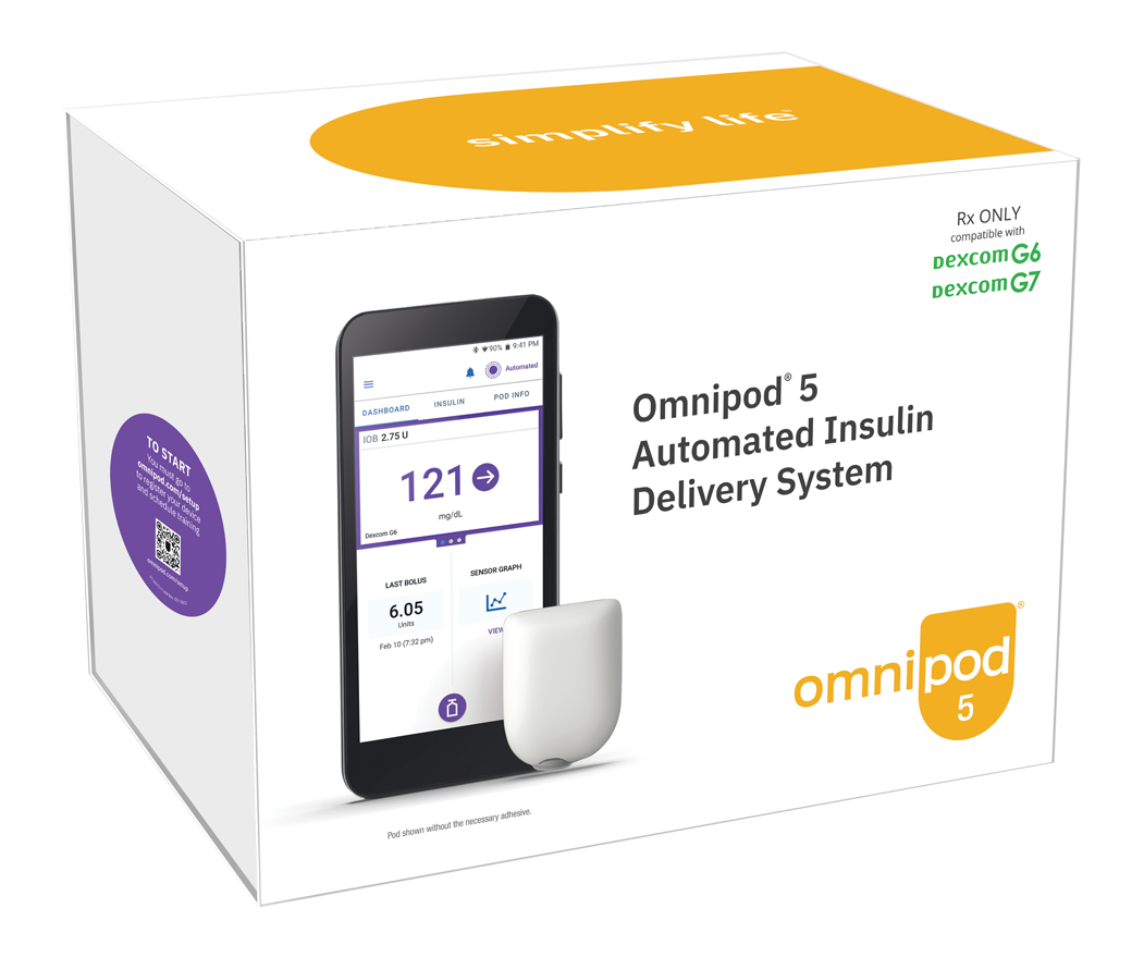 Omnipod 5 DexG6G7 Intro Kit Gen 5 package