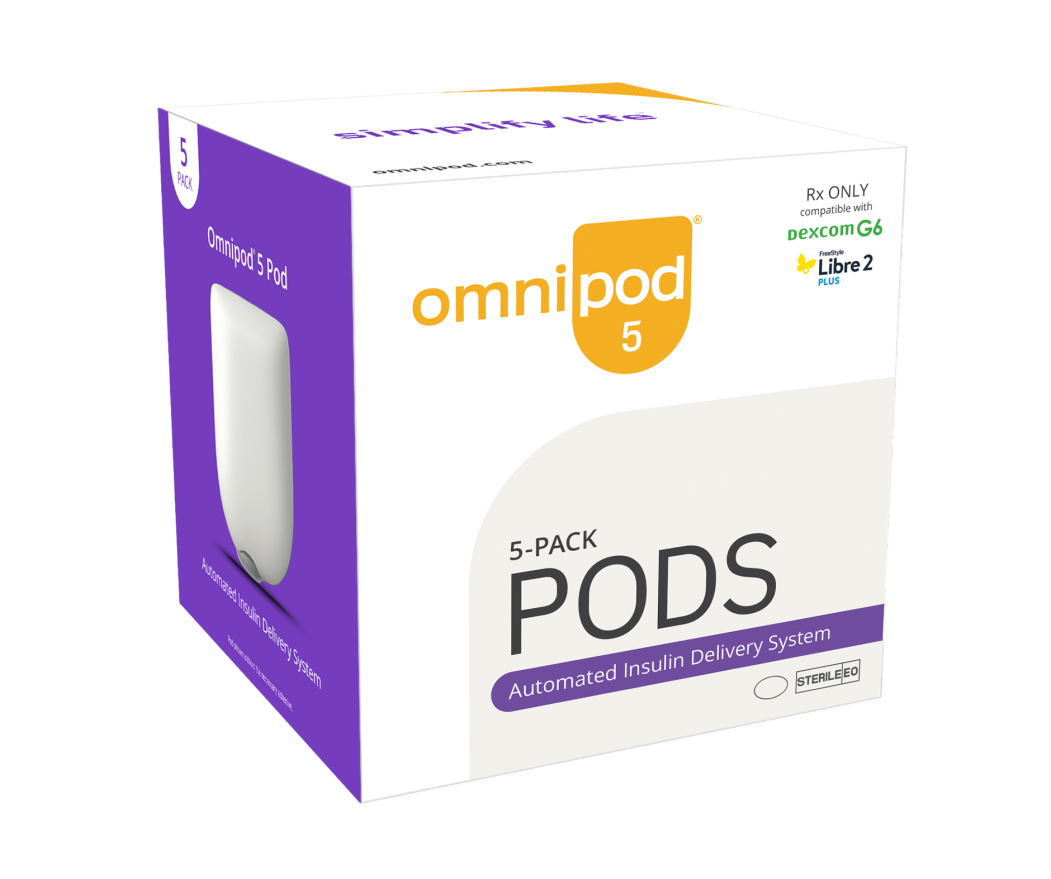Omnipod 5 Libre2Plus G6 Pods refill 5-pack