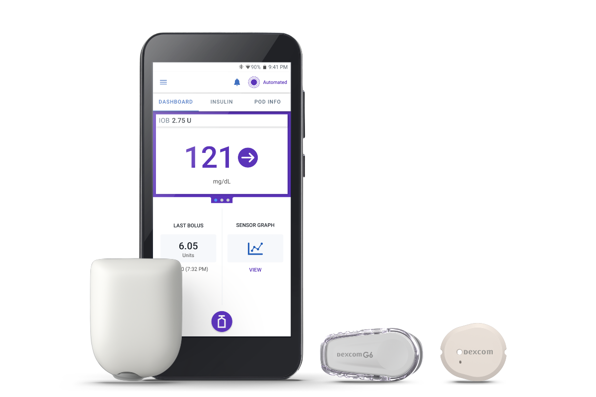Omnipod 5 with Pod and Dexcom G6 and G7 in English