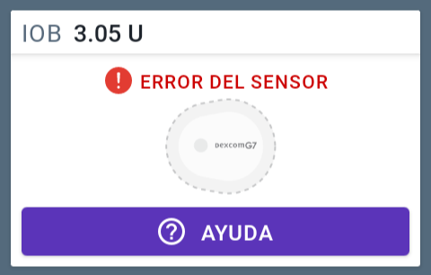 error del sensor message
