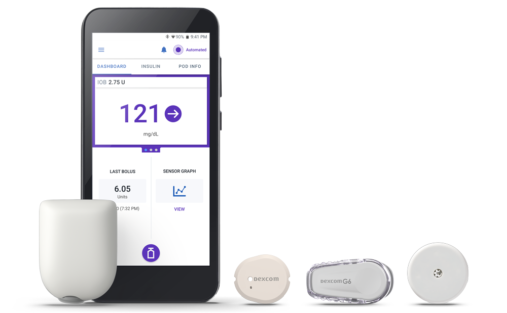 Omnipod 5 with sensors