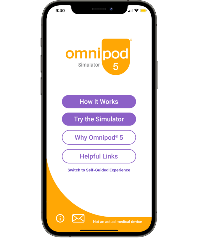 Omnipod 5 simulator app