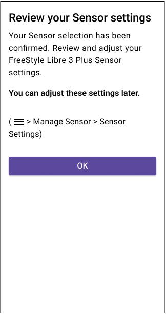 Omnipod 5 app - Review settings