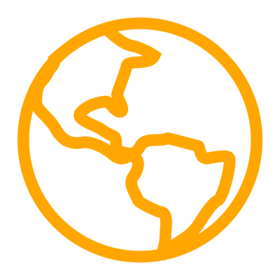 Symbol, das ein Bild der Welt zeigt