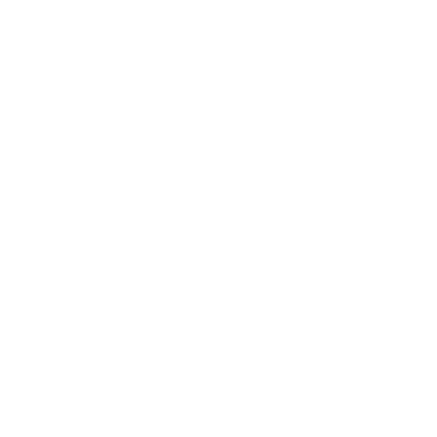 Icon of a person expressing fear