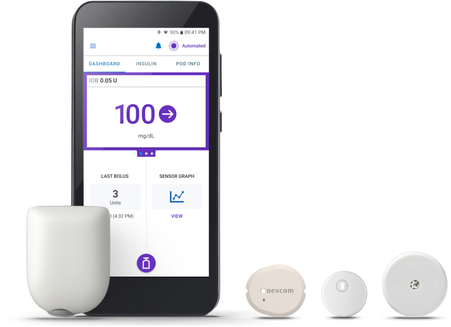 Omnipod 5 with Pod and Dexcom G7, FSL2, and FSL3