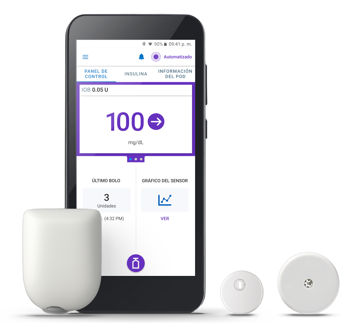 Omnipod 5 with device and sensors - fsl2 and fsl3