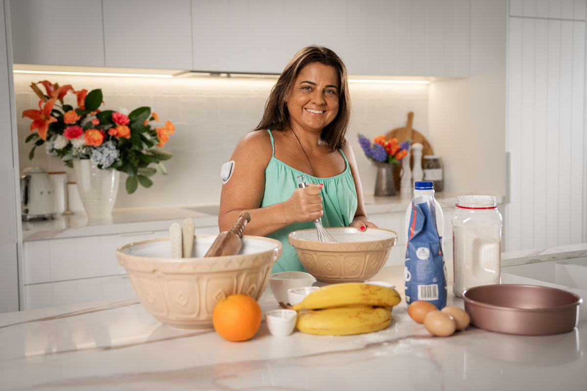 woman cooking in the kitchen