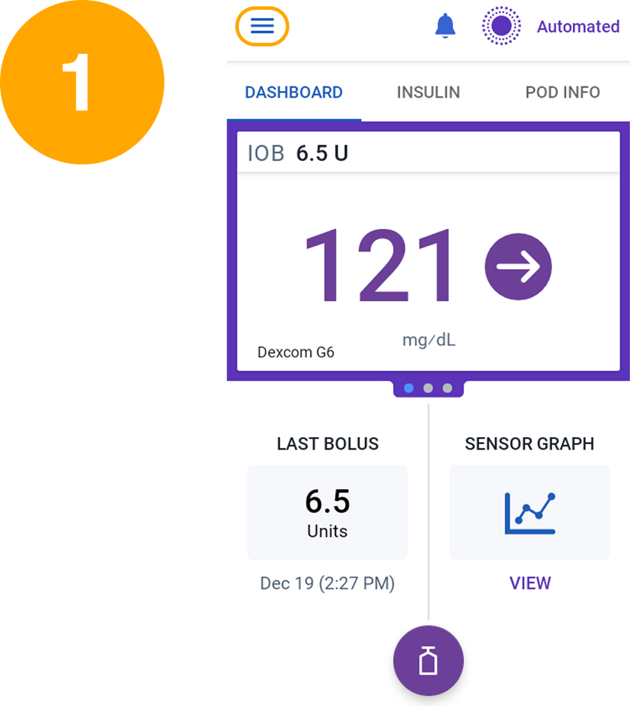 Android / Controller dashboard screen
