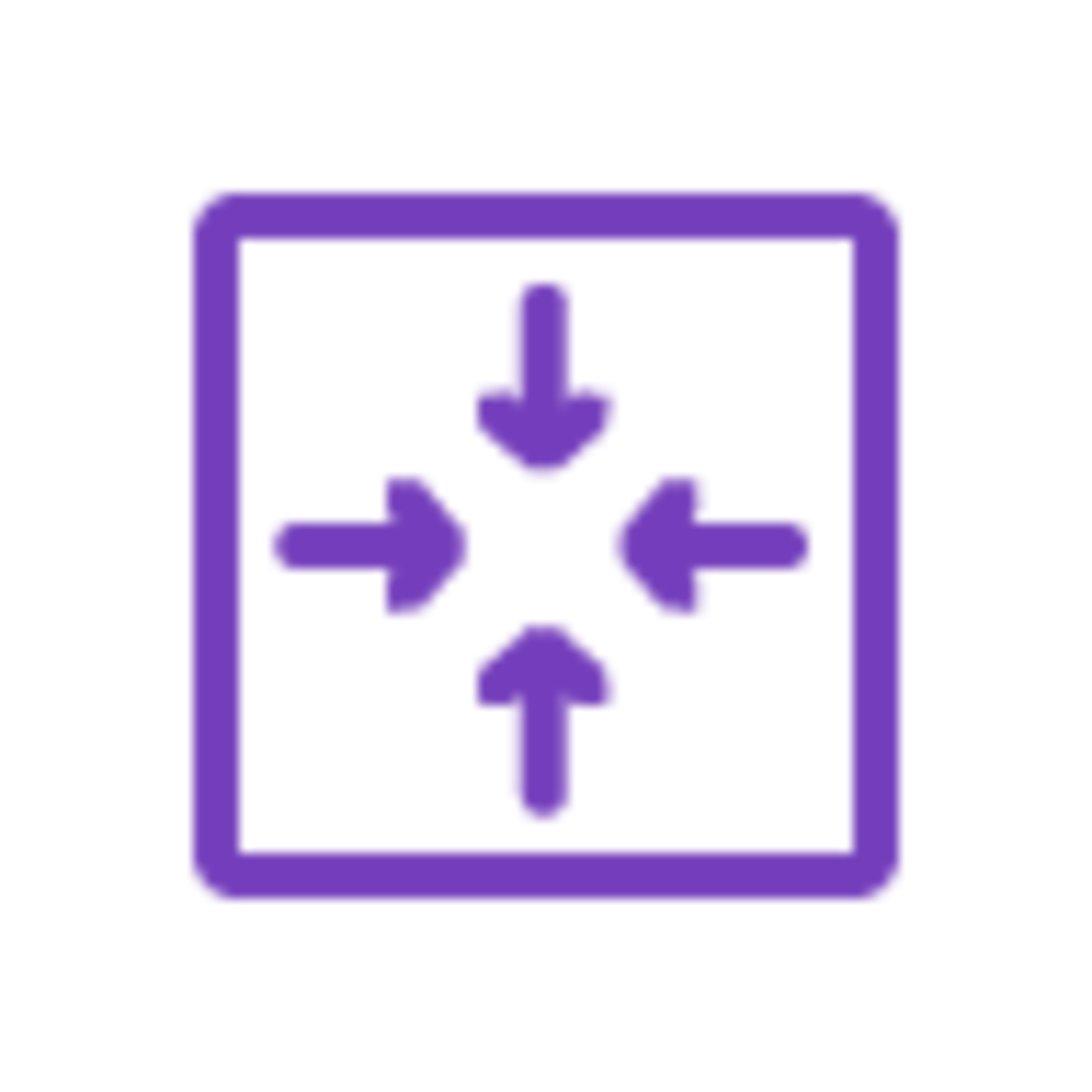 icon of a square with four arrows pointed in