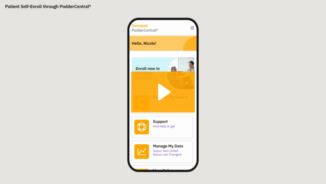 Video thumbnail for Helping Patients Enroll in Omnipod Discover training video