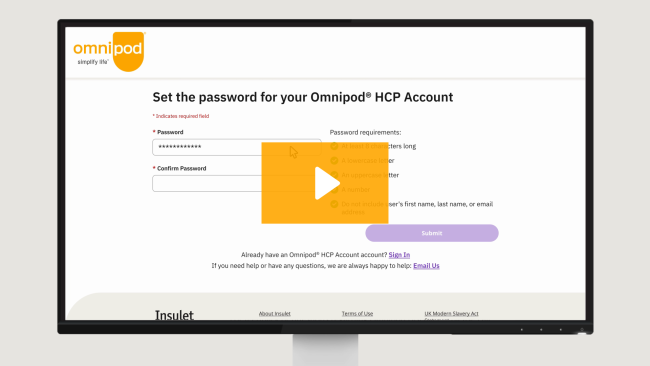 Video thumbnail for How to Create an Omnipod Discover Account