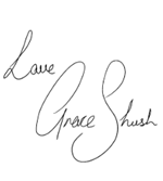 Podder Grace, signed 'Love Grace'