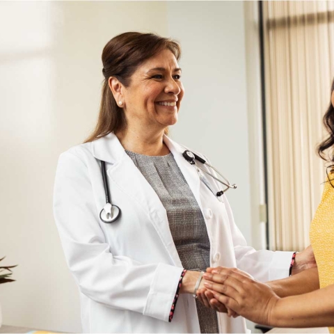 Podder with Healthcare professional